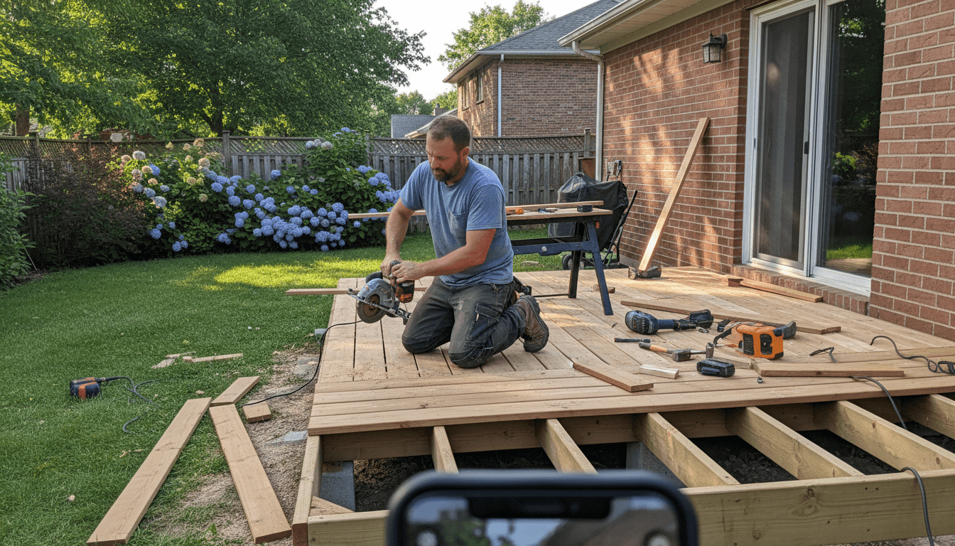 Grand Rapids: Patch deck board (asap)