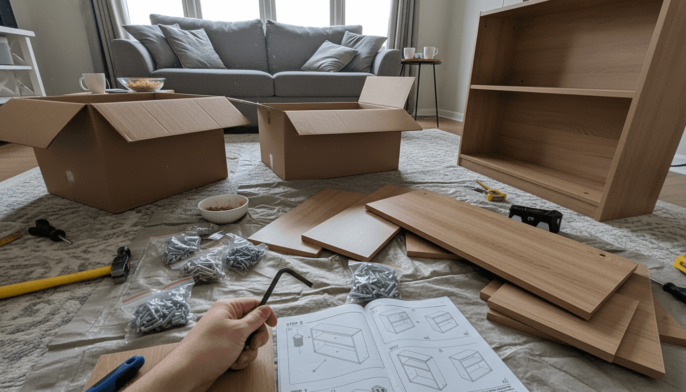 Lansing: Assemble IKEA dresser (simple, no surprises)