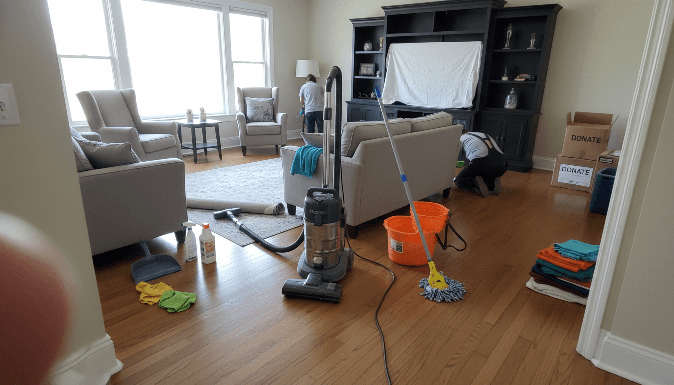 Bathurst: Kitchen + bathroom clean (small job)