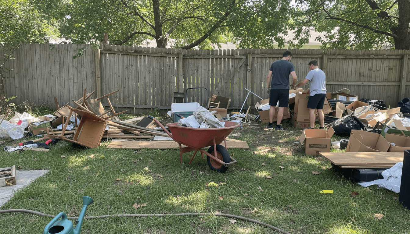 Mesa: Garage junk haul (simple, no surprises)