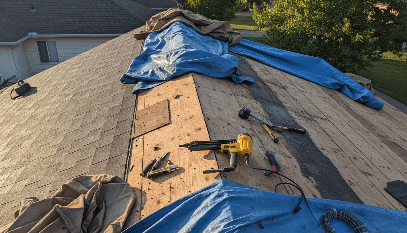 Biddeford: Seal flashing around vent (small job)