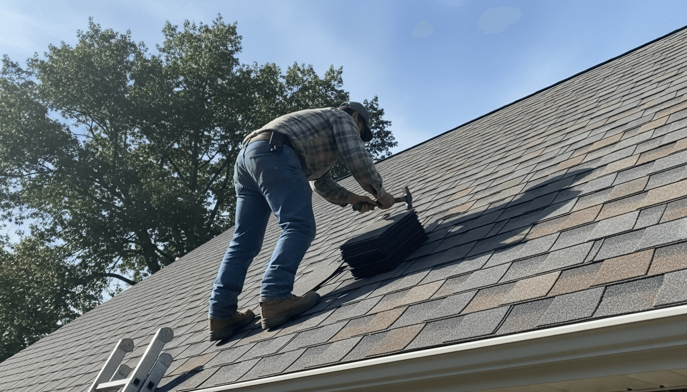 Carson City: Replace 6 shingles (before weekend)